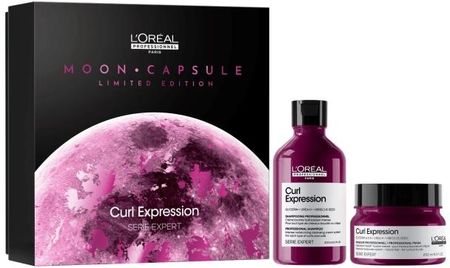 L'Oreal Professionnel Serie Expert Curl Expression zestaw prezentowy nawilżający włosy kręcone i suche, szampon, maska