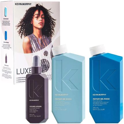 Kevin.Murphy Kevin Murphy Repair Luxe Zestaw Odbudowa: Szampon Repair-Me.Wash + Odżywka Repair-Me.Rinse + Olejek Young.Again