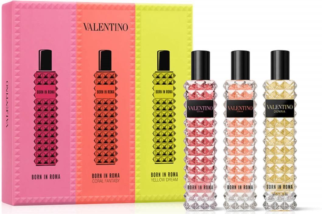VALENTINO BORN IN ROMA 香水3本セット Valentino Born In Roma Donna Edp Discovery Trio Holiday Set