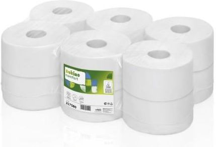 Satino By Wepa Papier Toaletowy W Opcji Centralnego Dozowania Jumbo Comfort 180M Biały 2-Warstwowy 12Rolek