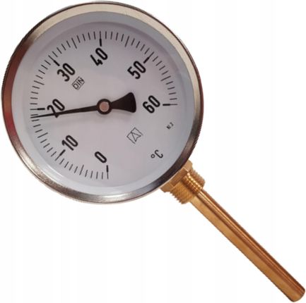 Afriso Termometr Bimet. Bith Fi100 0-60°C G1/2" Rad 64074