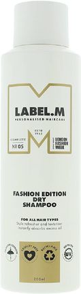 Label.M Dry Shampoo Suchy Szampon W Sprayu Odświeża I Oczyszcza Suche Włosy 200Ml