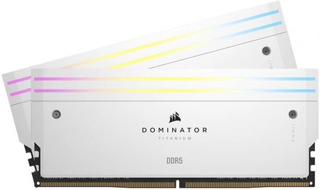 Corsair Dominator Titanium Rgb, Ddr5, 32 Gb, 6400Mhz, Cl32 (CMP32GX5M2B6400C32W)