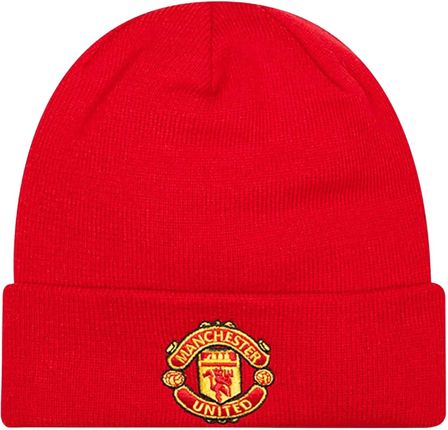 czapka męska New Era Core Cuff Beanie Manchester United FC Hat 11213213