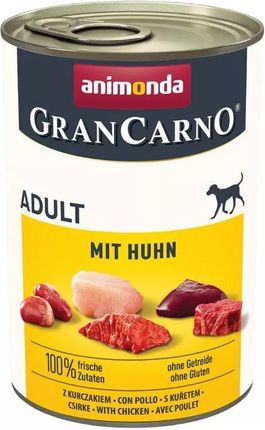 Animonda Gran Carno Adult With Chicken Z Kurczakiem Dla Dorosłych Psów 6X400G