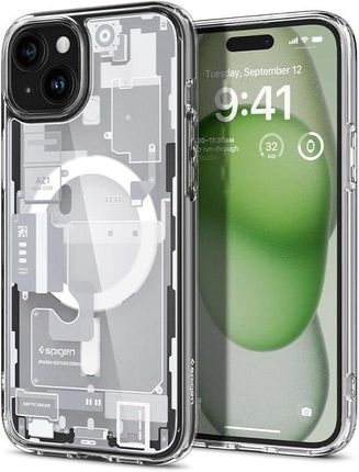 Spigen Ultra Hybrid Mag Magsafe Etui Do Iphone 15 Plus Zero One White