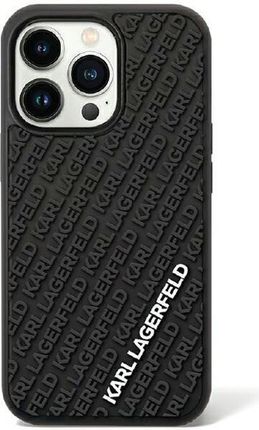 Karl Lagerfeld Klhcn613Dmkrlk Iphone 11 Xr 6 1" Czarny Black Hardcase 3D Rubber Multi Logo