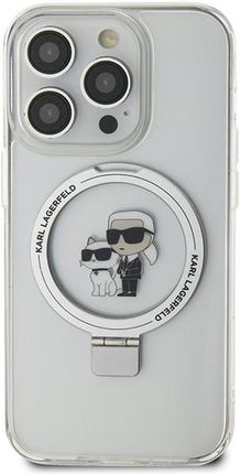 Karl Lagerfeld Klhmn61Hmrskch Iphone 11 Xr 6 1" Bialy White Hardcase Ring Stand Karl&Choupettte Magsafe
