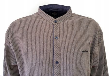Koszula męska KLASYCZNA ciepła paski 3XL JEAN PIERE - zdjęcie 2