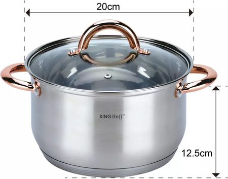 Kinghoff Zestaw Garnków 10 Elementów Kh 1764 1593306 - zdjęcie 2