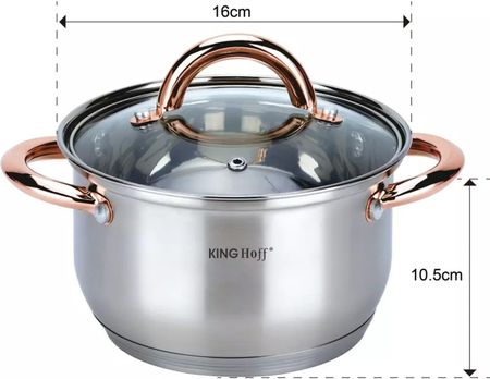 Kinghoff Zestaw Garnków 10 Elementów Kh 1764 1593306 - zdjęcie 3