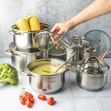 Kinghoff Zestaw Garnków 10 Elementów Kh 1764 1593306 - zdjęcie 4