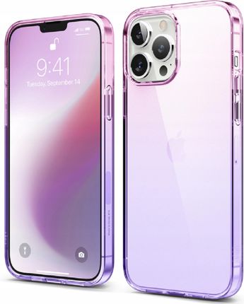 Elago Aurora Etui Silikonowe Premium Do Iphone'A 13 Pro Max Różowe/Fioletowe
