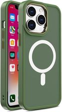 Hurtel Magnetyczne Etui Z Magsafe Color Matte Case Do Iphone 15 Zielone