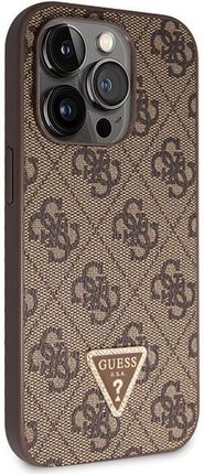 Guess Etui Crossbody 4G Metal Logo Na Iphone 14 Pro Brązowe - zdjęcie 2