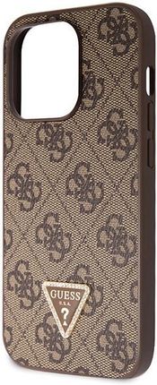 Guess Etui Crossbody 4G Metal Logo Na Iphone 14 Pro Brązowe - zdjęcie 5
