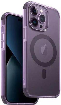 Uniq Etui Combat Iphone 14 Pro Max 6 7" Magclick Charging Purpurowy/Fig Purple