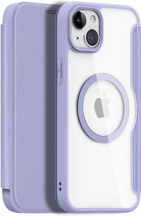 Dux Ducis Etui Skin X Pro Do Apple Iphone 15 Plus Magnetyczny Pokrowiec Magsafe Z Klapką Fioletowy