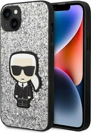 Karl Lagerfeld Etui Ochronne Na Telefon Klhcp14Sgfkpg Do Apple Iphone 14 6 1" Hardcase Srebrny/Silve