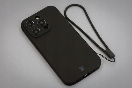 Bizon Etui Case Silicone Magsafe Do Apple Iphone 13 Czarne - zdjęcie 3
