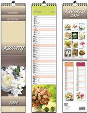 Zdjęcie Kalendarz 2024 Paskowy 13 Planszowy Kwiaty - Ev-Corp - Olsztyn