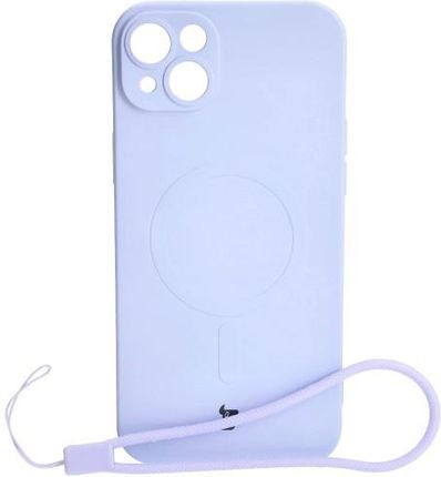 Bizon Etui Case Silicone Magsafe Do Apple Iphone 14 Plus Jasnofioletowe