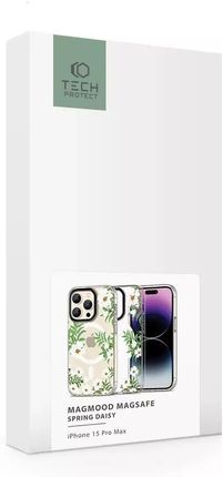 4Kom.Pl Etui Ochronne Magmood Do Magsafe Do Iphone 15 Pro Max Spring Daisy - zdjęcie 2