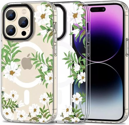 4Kom.Pl Etui Ochronne Magmood Do Magsafe Do Iphone 15 Pro Max Spring Daisy - zdjęcie 4
