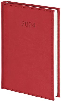 Kalendarz 2024 A5 Tygodniowy Vivella Czerwony