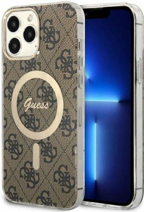 Guess Guhmp13Xh4Stw Iphone 13 Pro Max 6.7" Brązowy/Brown Hardcase 4G Magsaf