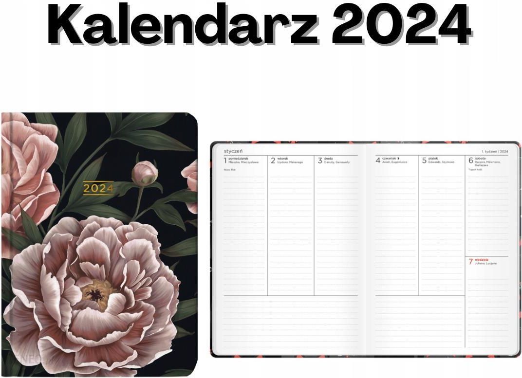 Kalendarz Tygodniowy 2024 B6 Piwonie Albi Ceny I Opinie Ceneo Pl