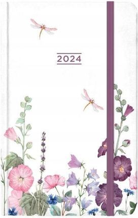 Kalendarz Kieszonkowy 2024 Kwiaty Z Ważką Albi