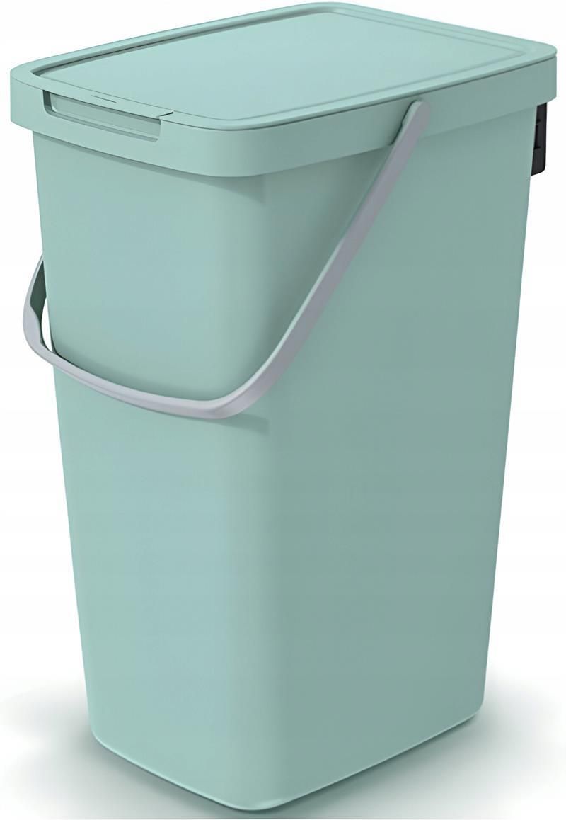 Seau U00e0 Du00e9chets Avec Couvercle U00e0 Charniu00e8re, 20 Litres