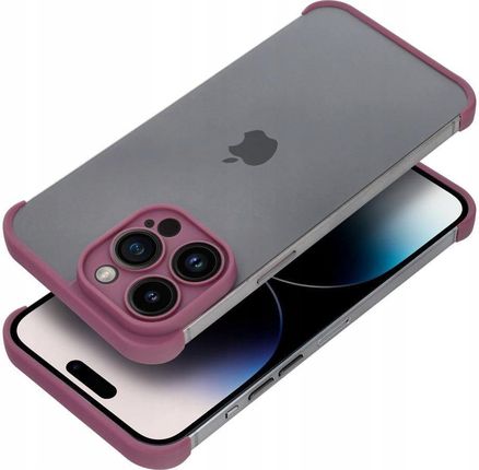 Nexeri Etui Iphone 13 Pro Max Osłona Na Krawędzie I Obiektywy Bordowe