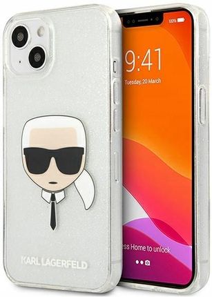 Karl Lagerfeld Klhcp13Skhtugls Iphone 13 Mini 5 4" Srebrny/Silver Hardcase