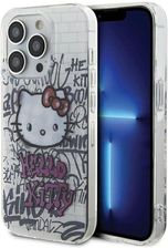 Hello Kitty Iml Kitty On Bricks Graffiti Etui Iphone 13 Pro (Biały)