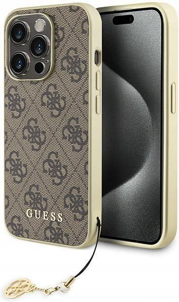 Coque GUESS Charms Pour IPhone 15 Pro - Protection élégante En Cuir écologique