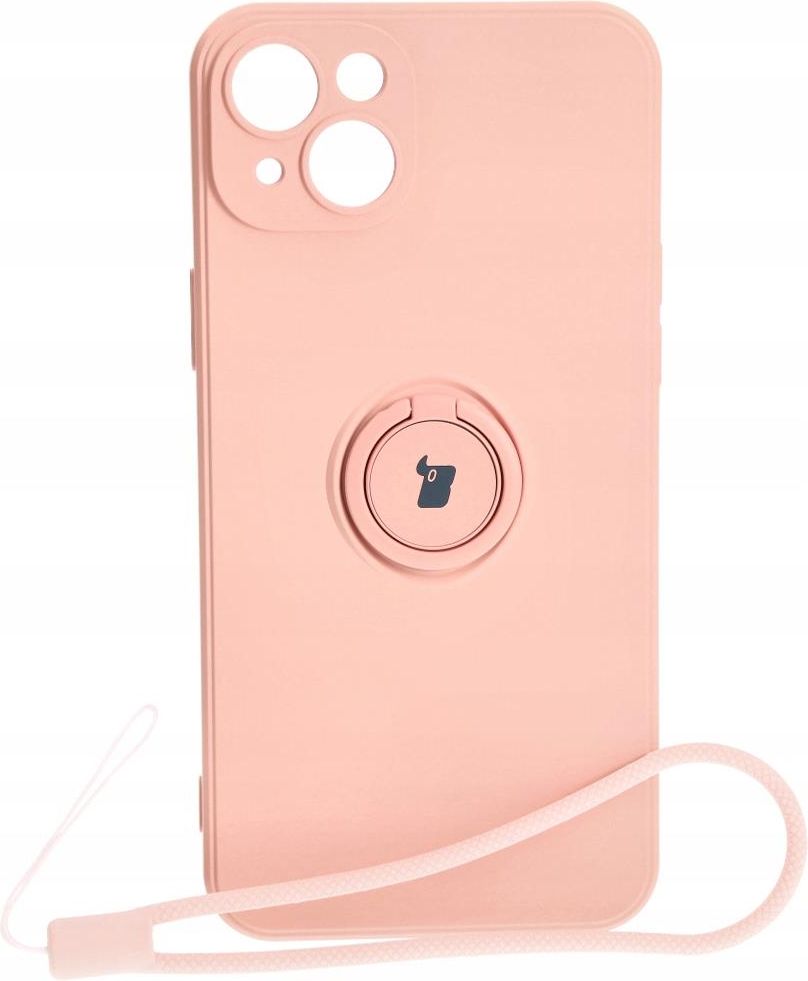 Bizon Etui Silikonowe Do Iphone 15 Plus Obudowa Case Cover Ring Etui