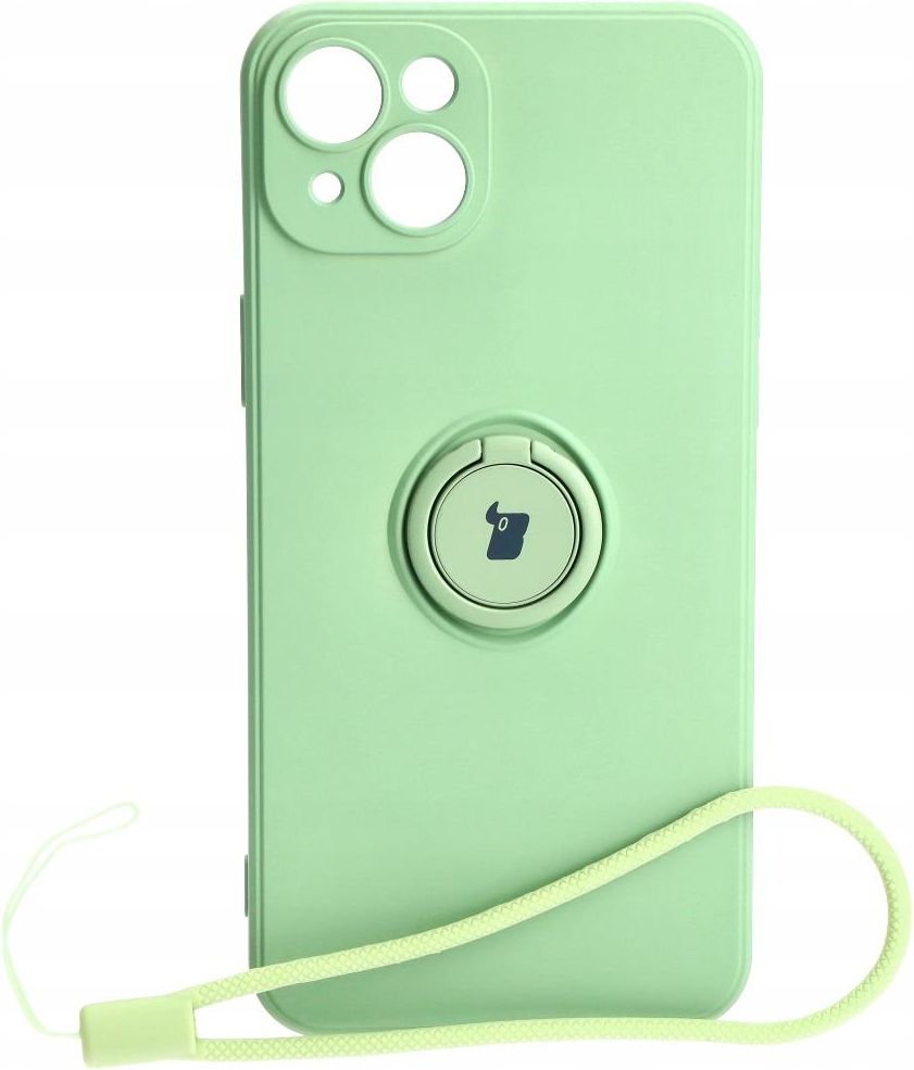 Bizon Etui Silikonowe Do Iphone 15 Plus Obudowa Case Cover Ring Etui