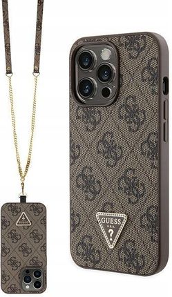 Guess Guhcp13Lp4Tdscpw Iphone 13 Pro / 13 6.1" Brązowy/Brown Hardcase Cross