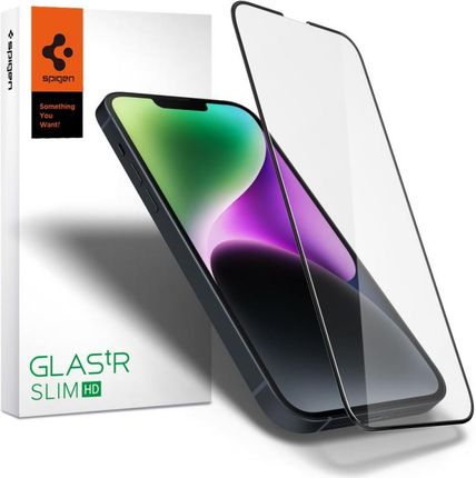 Spigen Szkło Hartowane Glass Fc Iphone 13 Pro Max / 14 Plus / 15 Plus Black 8809811851205 Agl03383