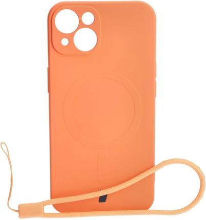 Bizon Etui Case Silicone Magsafe Do Apple Iphone 13 Marchewkowe