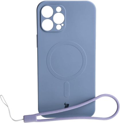 Bizon Etui Case Silicone Magsafe Do Apple Iphone 13 Pro Max Szare