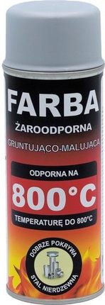 Hansa Farba Spray 400ml Srebrny 800°C HAF996