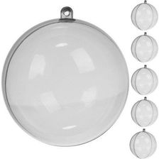 Zdjęcie Ruhhy Bombki Przezroczyste 10Cm Zestaw 5Szt 22276 - Wodzisław Śląski