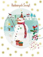 Zdjęcie Karnet B6 Bałwan W Kółku - Warszawa