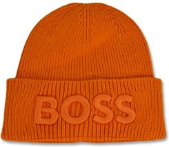 Czapka zimowa beanie Hugo Boss bawełniana - 50476440