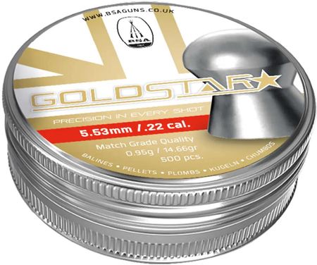 Śrut Bsa Gold Star 5,53 Mm 500 Szt.