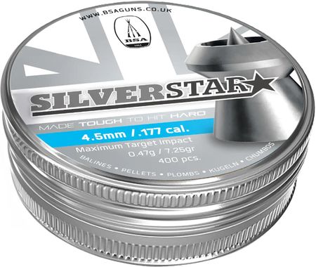 Śrut Bsa Silver Star 4,5 Mm 400 Szt.