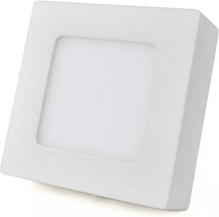 Panel, lampa sufitowa plafon led kwadratowy natynkowy biały zimny LED 6W/230V